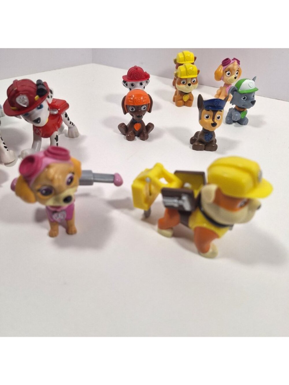Paw Patrol Action Figures Chase Marshall Skye Rocky Rubble Everest Zuma 18 Lot - Picture 12 of 13